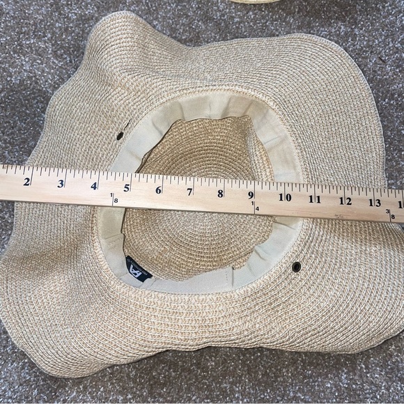 Free Authority hat paper straw over sized floppy packable summer beach hat - Picture 10 of 10
